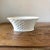 Mid 20th Century White Italian Pottery Basketweave Bowl For Sale In Buffalo - Image 6 of 6