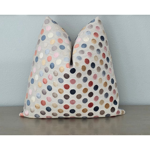 Elevate your space with Kravet’s Dotly designer pillows, where playful pattern meets refined craftsmanship. Featuring a...