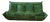 Togo Three-Seater Sofa in Dubai Green Leather by Michel Ducaroy for Ligne Roset For Sale