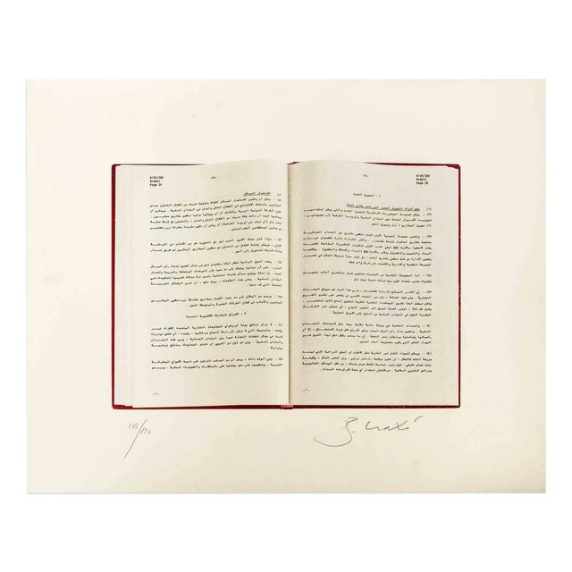 Bettino Craxi, The World, Original Screen Print, 1990s For Sale