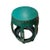 Chinese 1980s Drum Stool-Green For Sale - Image 3 of 3