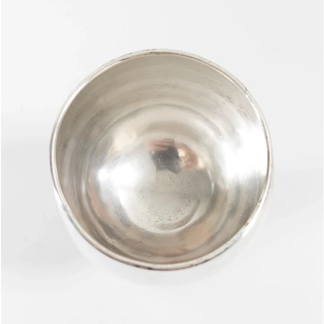 Metal Early 20th Century Sterling Silver Religious Chalice Goblet With Grape Motif For Sale - Image 7 of 9