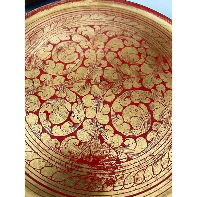 Decorative Wooden Plates - Collection of Three For Sale In Providence - Image 6 of 7