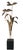 Curtis Jere Brutalist Torch Cut Metal Flower After Jere C. 1970's For Sale - Image 4 of 6
