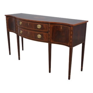 Councill Craftsmen Highly Inlaid Mahogany Federal Sideboard For Sale
