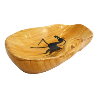 Bark Style Storage Cup by Grandjean-Jourdan Vallauris, 1970s For Sale