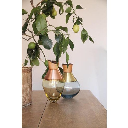 Small Candy Apricot India Vase by Pia Wüstenberg For Sale - Image 9 of 12