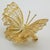 Vintage Italian Gilded Silver 800 Filigree Butterfly Brooch, Genoa, 1970s For Sale - Image 11 of 11