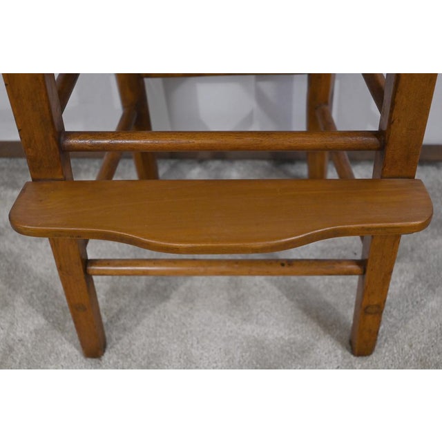 Mid-19th Century Childrens High Chair in Cherrywood For Sale - Image 13 of 18