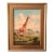 19th C. Oil on Board of Giraffes by Hilton Pratt For Sale