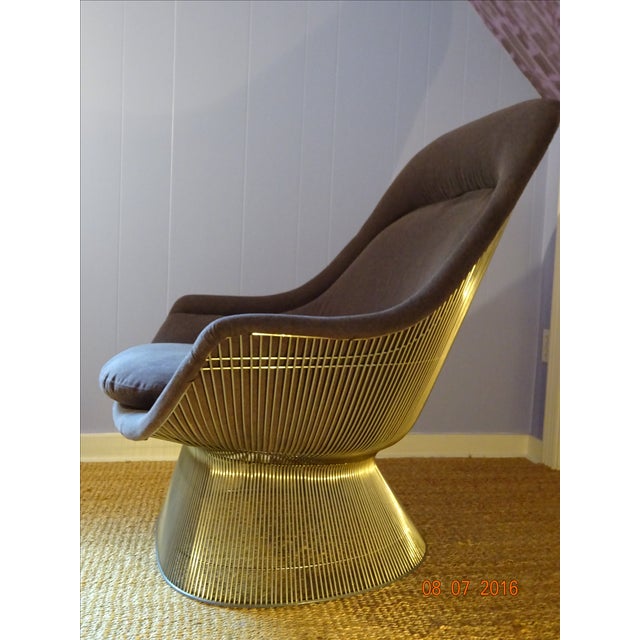 Vintage Warren Platner Knoll Easy Chair & Ottoman | Chairish