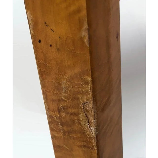 1920s Grained Austrian Biedermeier Burlwood Table and 2 Chairs -Set of 3 For Sale - Image 11 of 13