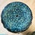 Curated Designer Set of 3 Large Teal Drip-Glazed Chinese Ceramic Garden Stools With Raised Garland Motif For Sale In Providence - Image 6 of 12