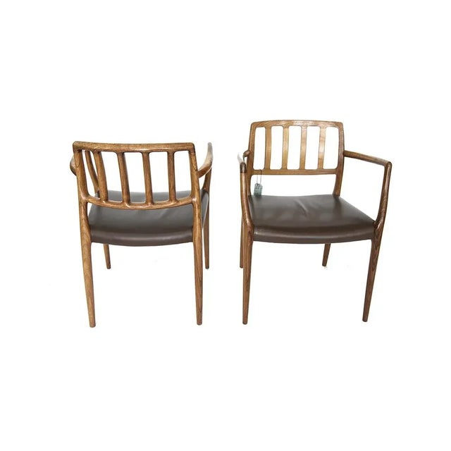 Vintage Danish Chairs by Niels O. Møller for JL Møllers Furniture Factory, Set of 6 For Sale - Image 10 of 11