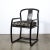Wood Pair of Modern Armchairs in Smoked Emerald Velvet & Ebonized Walnut by Donghia For Sale - Image 7 of 11