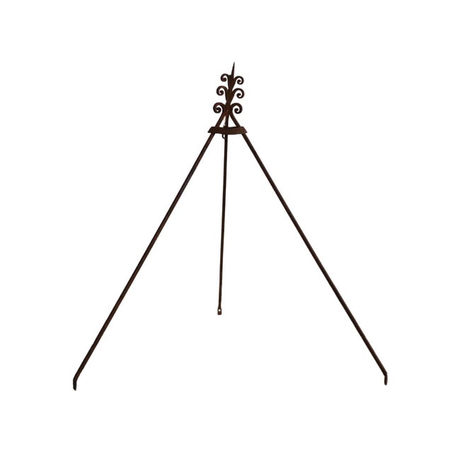 19th Century French Wrought Iron Stand For Sale - Image 4 of 4
