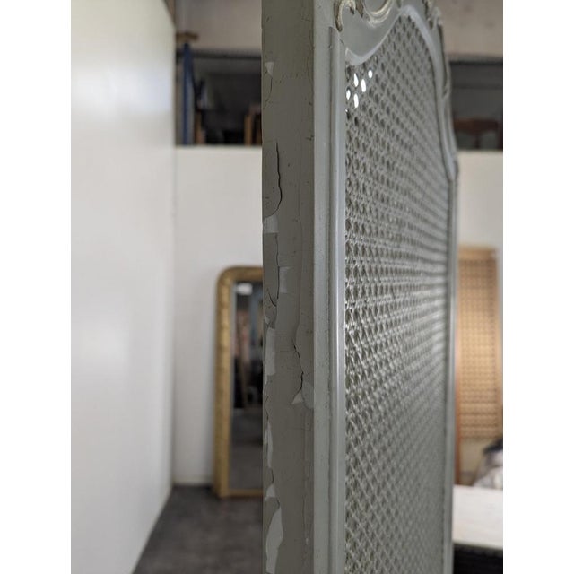 Louis XVI Style Cane-Backed Screen For Sale - Image 6 of 7