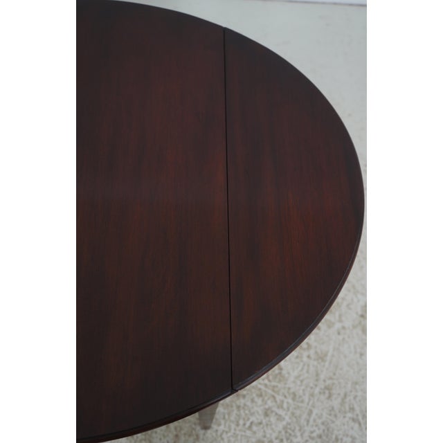 Henkel Harris Mahogany Dropleaf Pembroke Table For Sale - Image 16 of 18