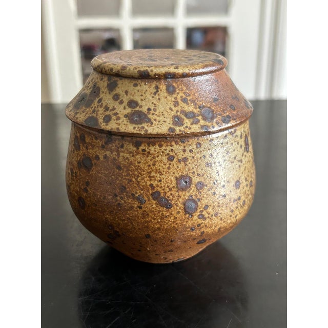 Pyrite Stoneware Box by Charles Gaudry, 1970s For Sale - Image 4 of 8