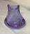 Vintage Hand Blown Miroslav Klinger Purple Glass Crystal Czech Art Glass Vase For Sale - Image 9 of 12