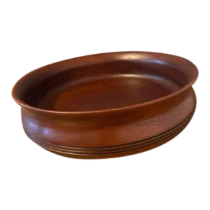 Extra Large 1960s Signed Bob Daniel Mahogany Bowl