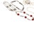 Silver Necklaces, Earrings, Ring and Bracelet with Stones, Set of 7 For Sale - Image 3 of 6