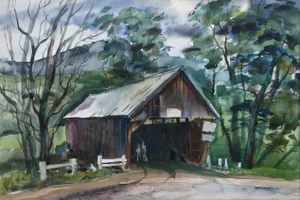 Eve Nethercott, Vermont (P4.29), Watercolor on Paper