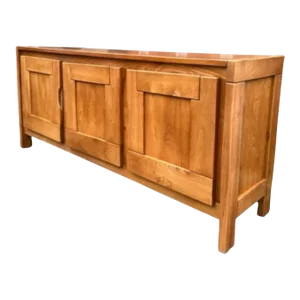 Mid 20th Century Vintage Mid-Century Modern Maison Regain Elm Sideboard, French