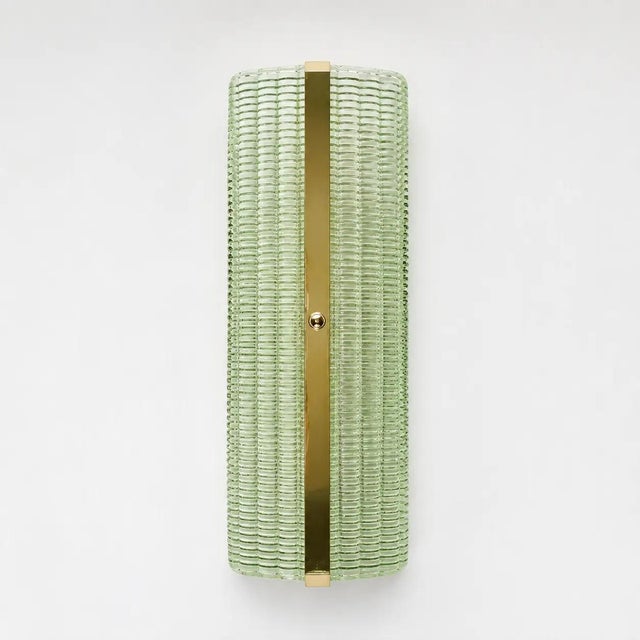 Rectangular Murano Glass Wall Sconces with Chrome Finish by Simoeng for Simoeng, Set of 4 For Sale - Image 4 of 8