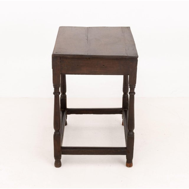 Baroque Style Oak Work Table For Sale In New York - Image 6 of 7