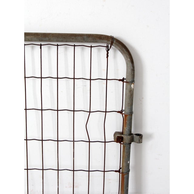 Mid 20th Century Vintage Sears Metal Garden Gate For Sale - Image 5 of 18