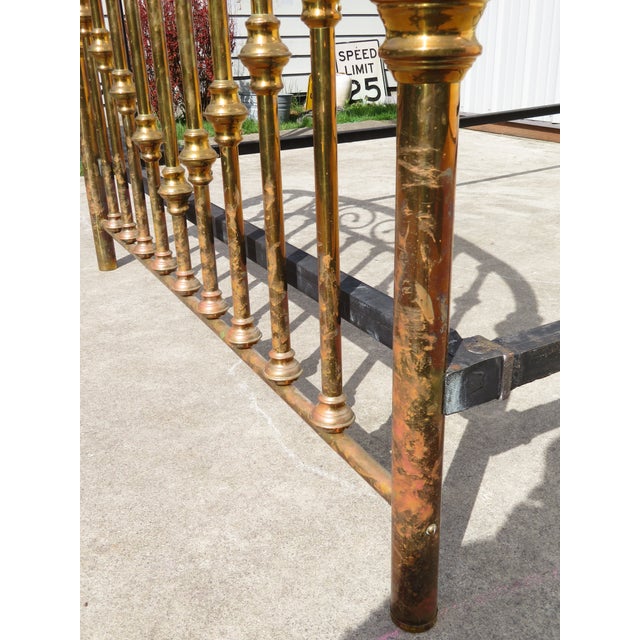 Brass Beds of Virginia ~ Queen Size Bedframe ~ Headboard / Footboard ~ Vintage Bedroom Furniture ~ Antique Style For Sale - Image 9 of 12