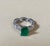 2 Carat Natural Emerald Cut Emerald & 0.85 Ct Diamond Ring in Platinum For Sale - Image 12 of 18