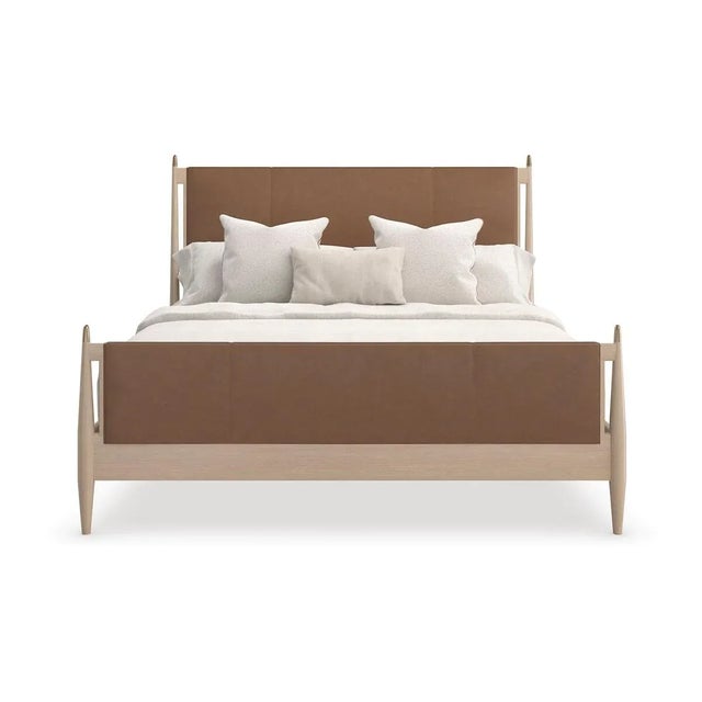 With flowing modern lines and a rich use of material, the bed brings a simple yet sophisticated cadence to bedroom...