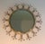 1970s Circa 1970 French Brass and Brushed Steel Sunburst Mirror For Sale - Image 5 of 13