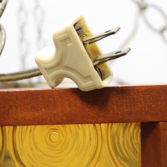 1970s Extra Large Mid-Century Modern Lantern Pendant Light For Sale - Image 4 of 10