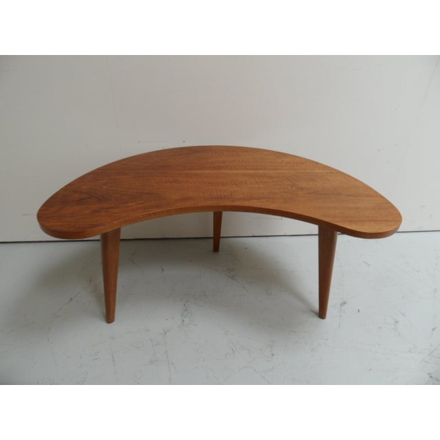 Mid-Century Moon-Shaped Coffee Table, 1950s For Sale - Image 12 of 13