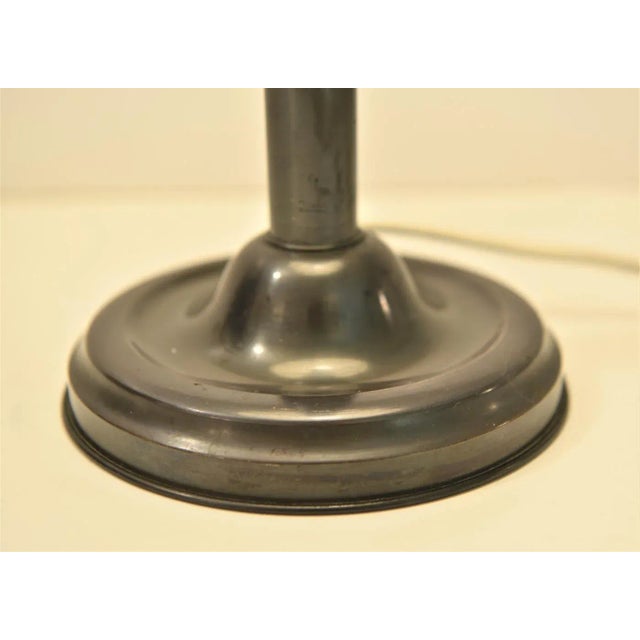 Gold Swedish Art Deco Grace Period Table Lamp by Karlskrona Lampfabrik, Sweden For Sale - Image 8 of 13