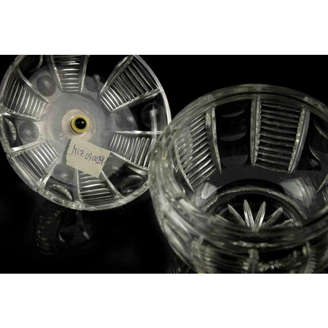 Vintage Crystal Container, Italy, 1970s For Sale - Image 3 of 5