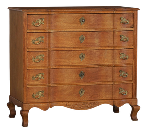 Mid-Century Modern Danish Chest of Drawers in Oak by Henning Kjærnulf, 1960s