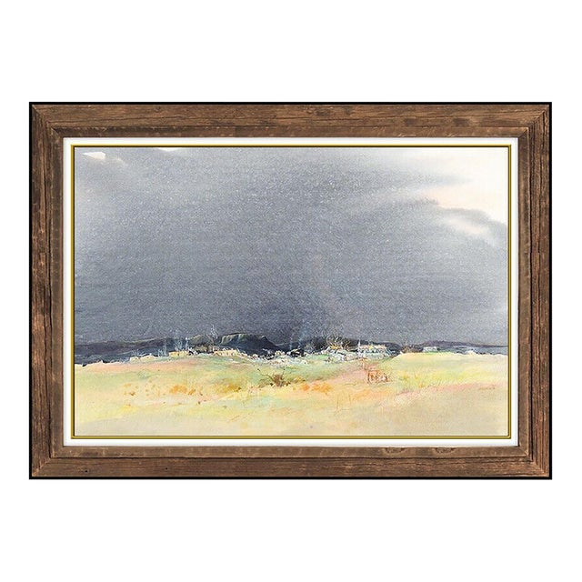 1970s Mesa Village In The Evening, Tom Perkinson For Sale
