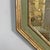 Antique Italian Octagonal Wall Mirror in Green Wood with Golden Profiles, 1700s For Sale - Image 16 of 18