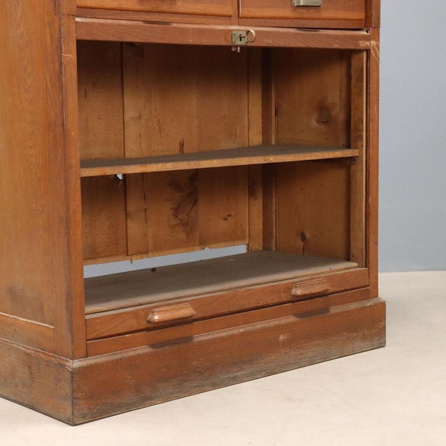 Wood Art Nouveau Filing Cabinet For Sale - Image 7 of 10