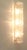 Large German Murano Ice Glass Vanity Sconces from Kaiser, 1970s, Set of 3 For Sale - Image 8 of 10