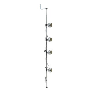 Chrome Floor-to-Ceiling Lamp, 1970s For Sale