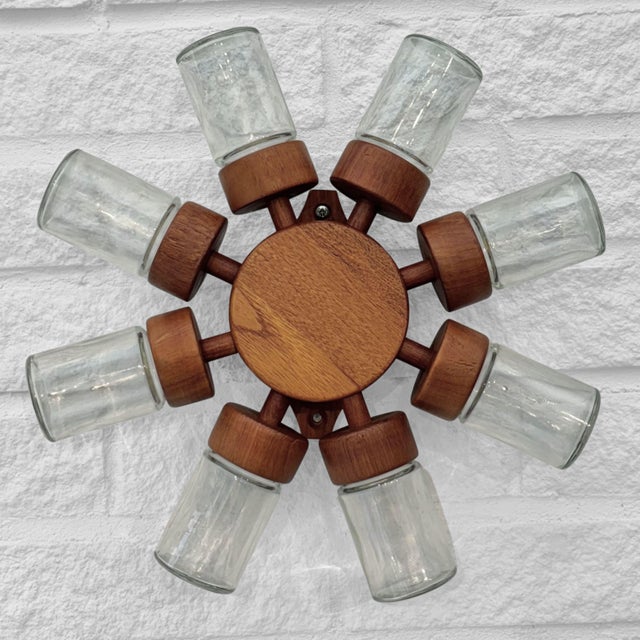 Wood Scandinavian Modern Spice Rack Wheel in Teak from Digsmed, Denmark, 1960s For Sale - Image 7 of 7