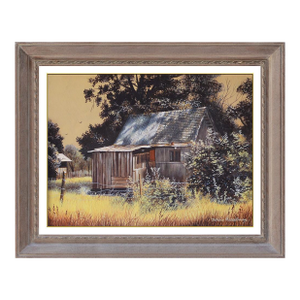 Late 20th Century The Old Wood Cabin, Darwin Musselman