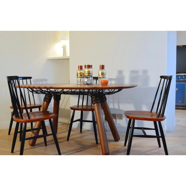 Magnum Walnut Dining Table by Pierre Favresse For Sale - Image 4 of 7