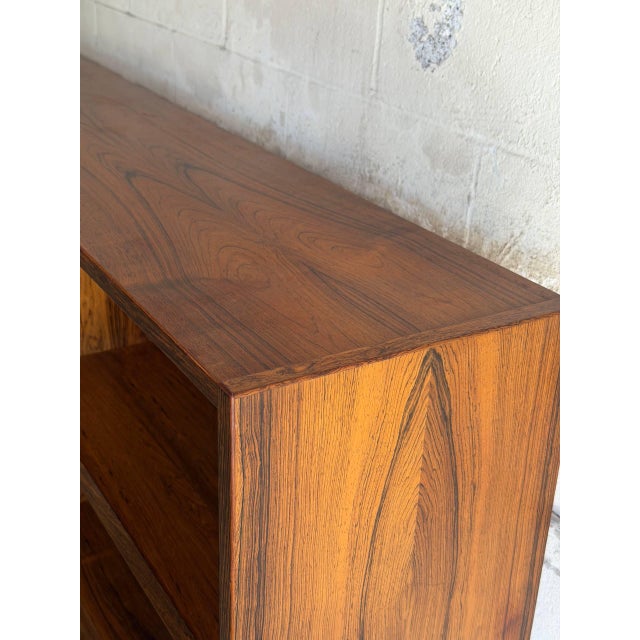Paul Hundevad Danish Rosewood Open Bookcase Mid-Century Modern Shelving Unit 1960s For Sale - Image 9 of 10