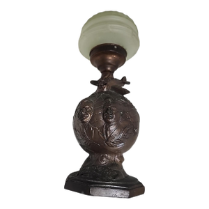 1930's Aviation Historical Lamp Uranium Globe